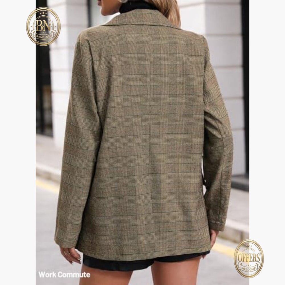 Lightweight Polyester Blend Blazer Fully Lined Bu… - image 5